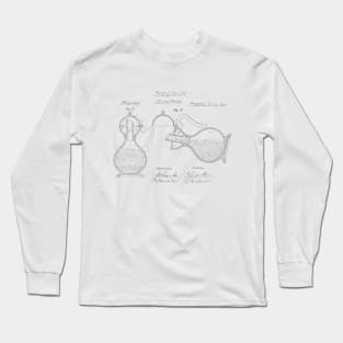 Vintage Molasses Pitcher Patent Art c1865 Long Sleeve T-Shirt